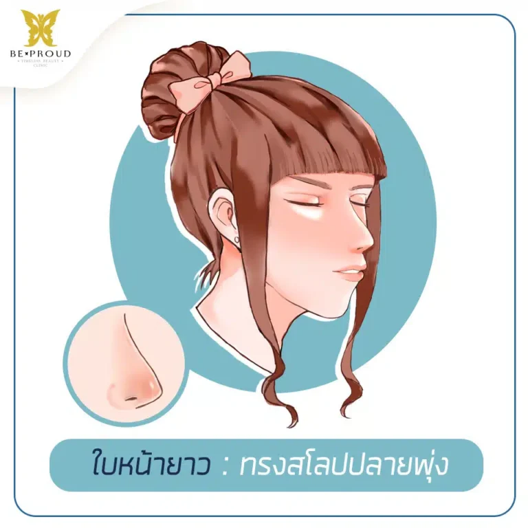 ใบหน้าเรียวยาว