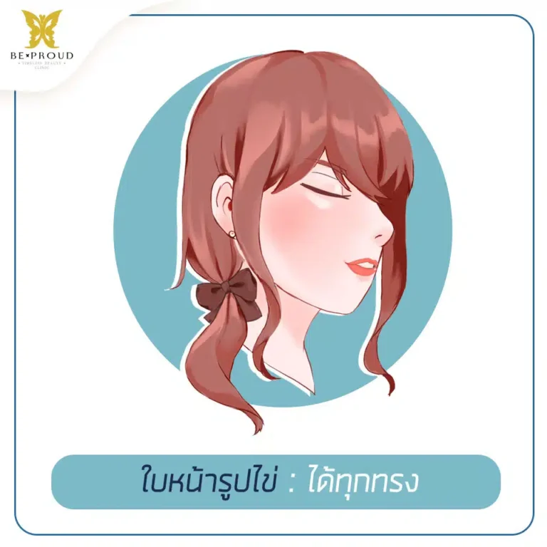 ใบหน้ารูปไข่